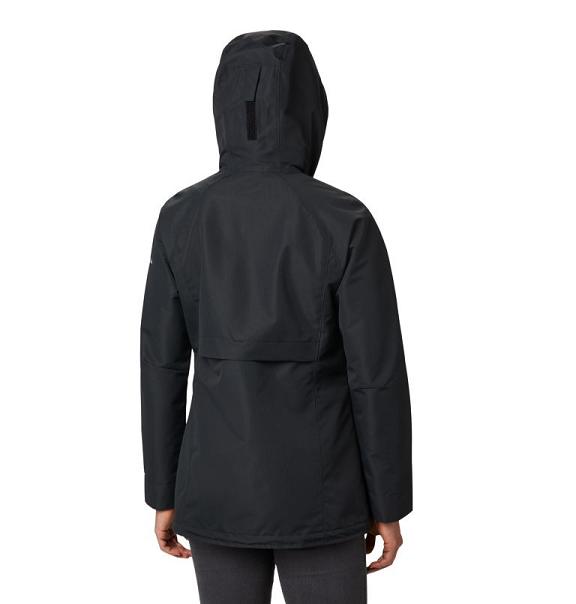 Columbia South Canyon Rain Jacket Black For Women's NZ43812 New Zealand